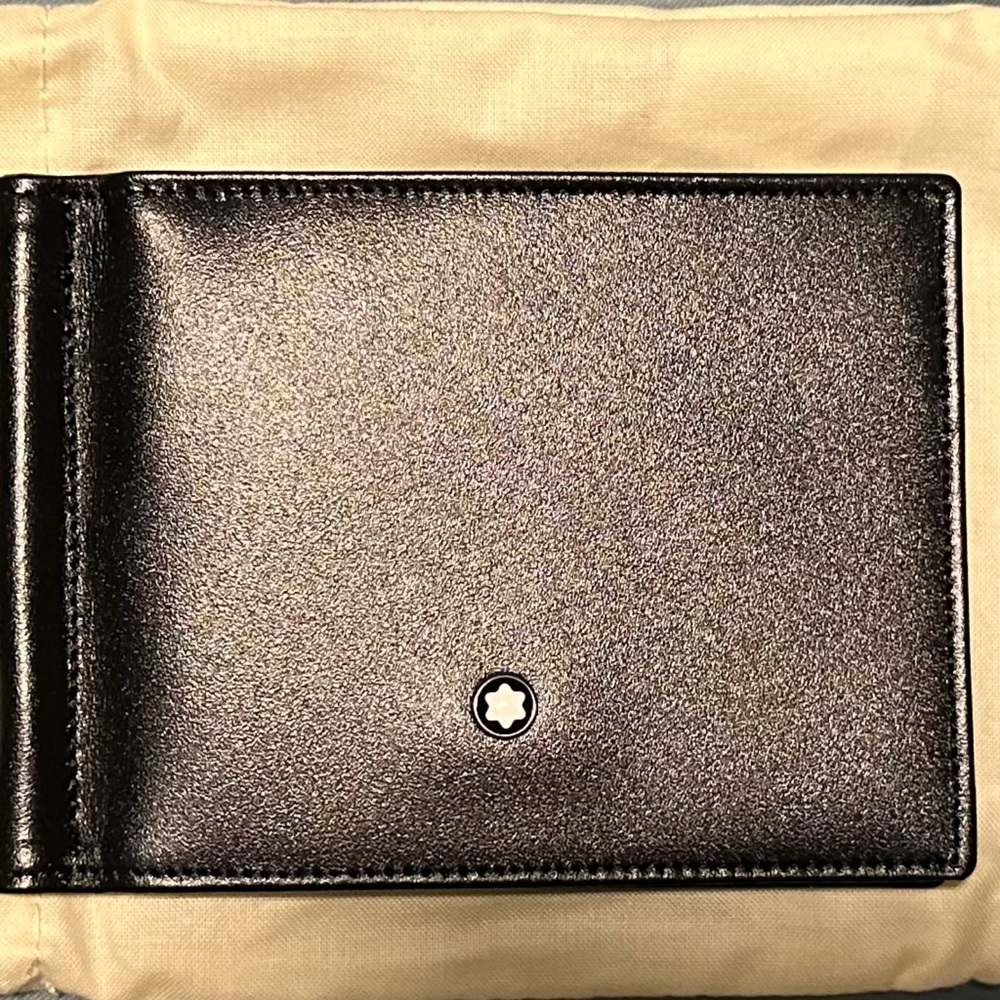 Mont Blonc Meisterstuck wallet with money clip